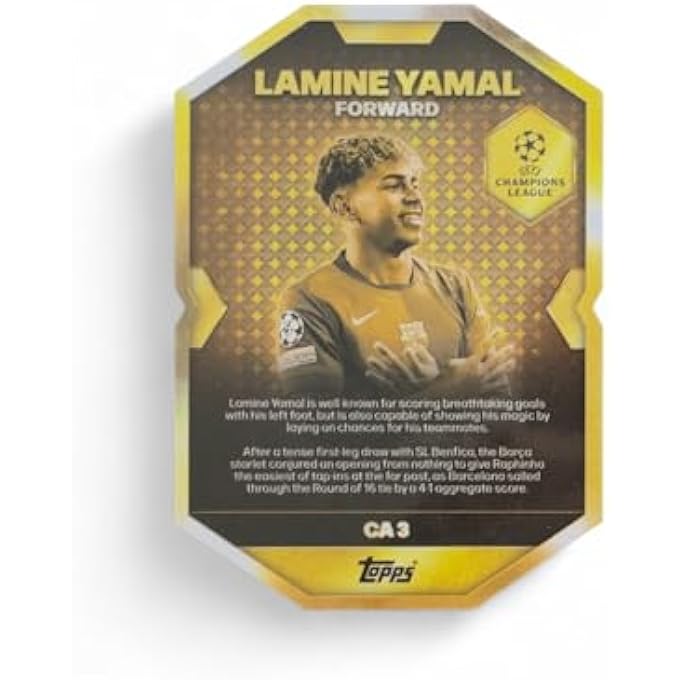 rayihni لامين يامال (برشلونة) +20 بطاقة مكافأة جائزة كروم ماتش أتاكس 2025/2026 (25/26) بطاقات كرة قدم نادرة جداً - Image 4